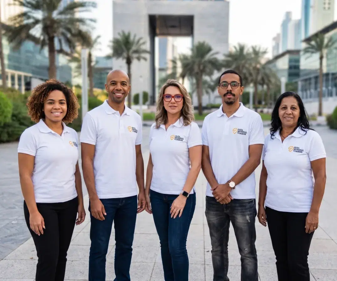 Equipe Guia Mundial Viagens em Dubai